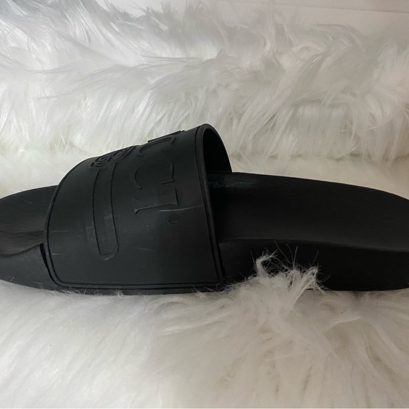Gucci Logo Slide Rubber Black. Size 8 - Picture 13 of 16